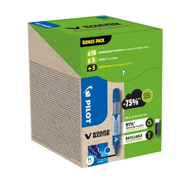 V-Board Master táblamarker 10 db + 10 db betét AJÁNDÉK